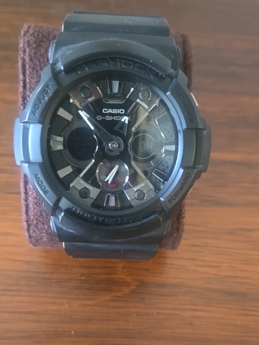 Men's Casio G-Shock GA201-1A Men's Black and Silver Sport Watch